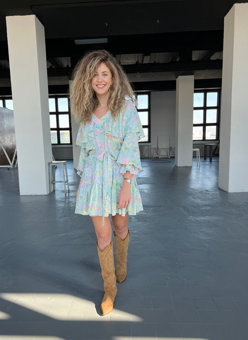 Spell oasis mini dress opal cheap
