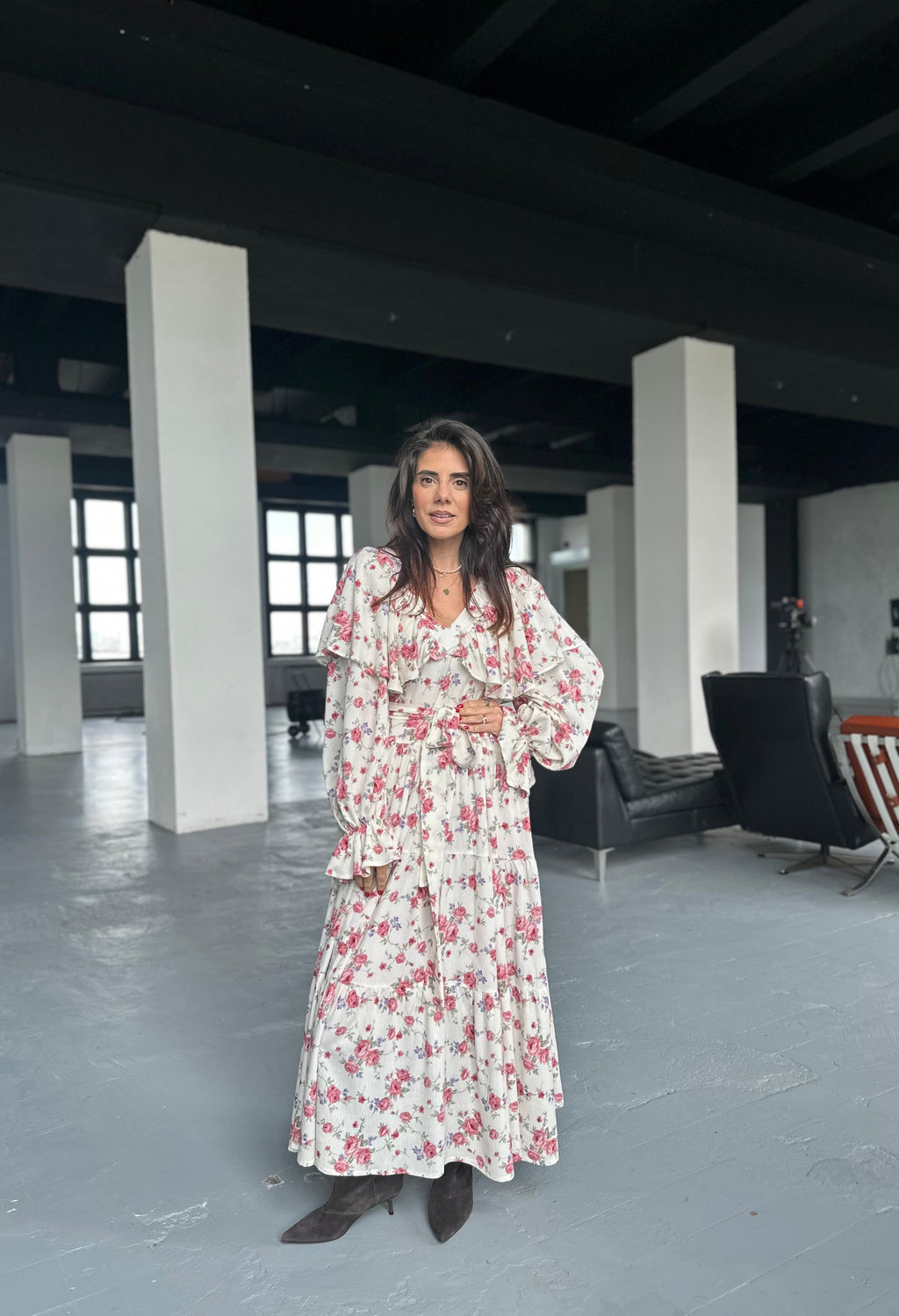 Roses story maxi dress