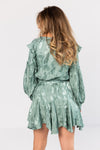 Silky Mint Mini Dress