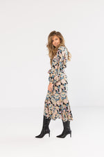 Black Mistic Midi Dress