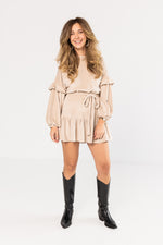 Velvet Ivoire Mini Dress