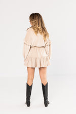 Velvet Ivoire Mini Dress