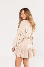 Velvet Ivoire Mini Dress