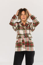 Wool Plaid Coat