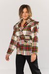 Wool Plaid Coat