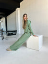 Green Cotton Tracksuit
