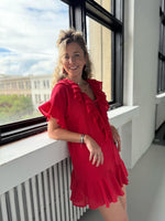 Short Sleeves Mini Angel Dress