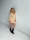 Cotton Double Ruffle Mini Dress