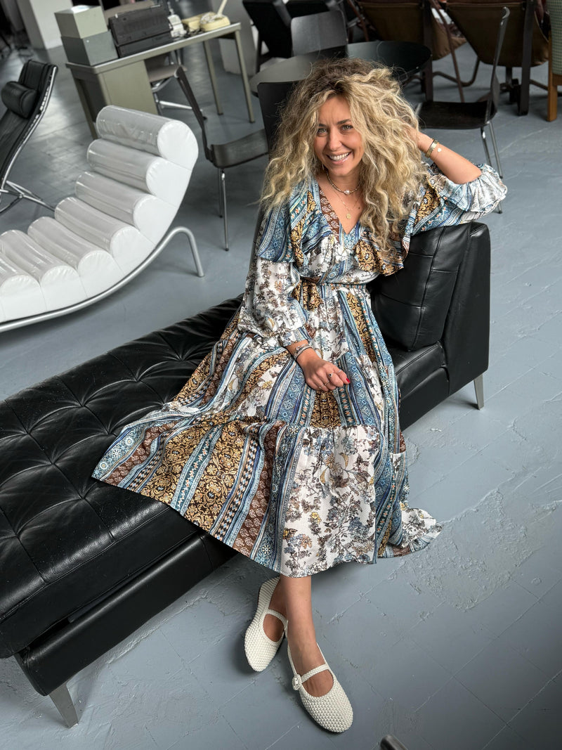 Gipsy Print Maxi Dress