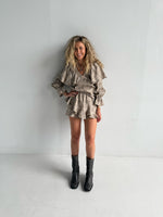 Ruffle Linen Two Pieces