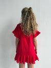 Short Sleeves Mini Angel Dress
