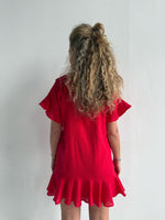 Short Sleeves Mini Angel Dress