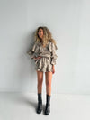 Ruffle Linen Two Pieces