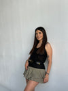 Army Cotton Divided Skirt