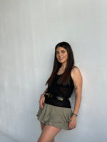Army Cotton Divided Skirt