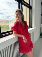 Short Sleeves Mini Angel Dress