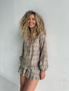 Button Linen Two Pieces