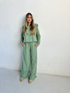 Green Cotton Tracksuit