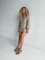 Button Linen Two Pieces