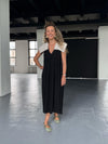 Black Muslin Dress