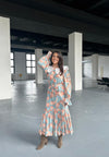 Blue Colar Midi Dress