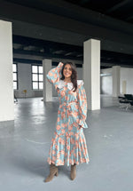 Blue Colar Midi Dress