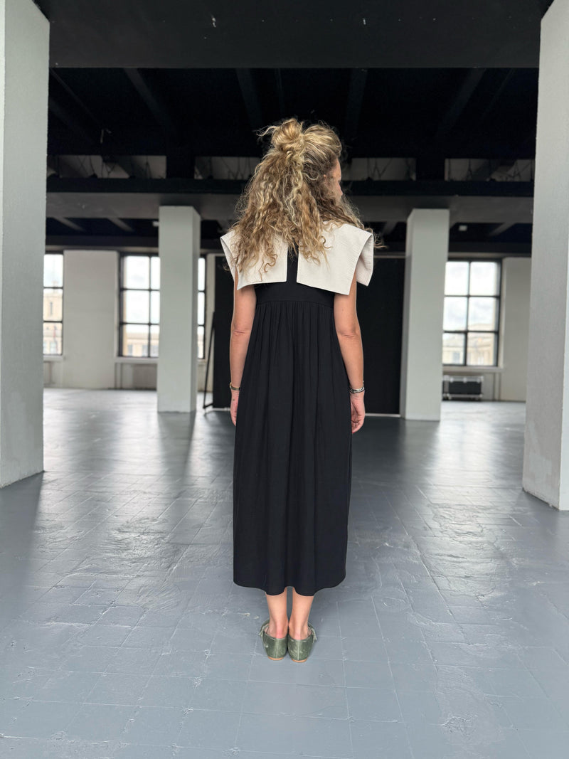 Black Muslin Dress