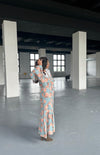 Blue Colar Midi Dress