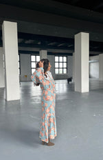 Blue Colar Midi Dress