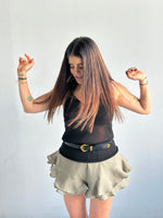 Army Cotton Divided Skirt