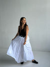 White Cotton Skirt