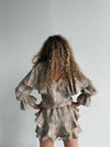 Ruffle Linen Two Pieces