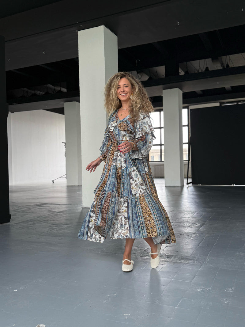 Gipsy Print Maxi Dress