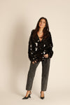 Black Sequins Kimono