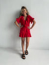 Short Sleeves Mini Angel Dress