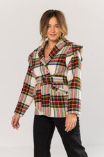 Wool Plaid Coat