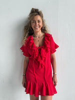 Short Sleeves Mini Angel Dress