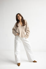 Beige Tweed Kimono