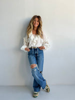White Angel Linen Top