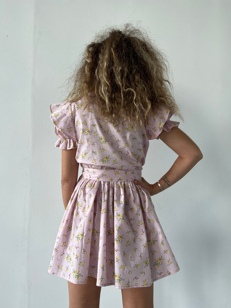 Baby Pink Flower Dress