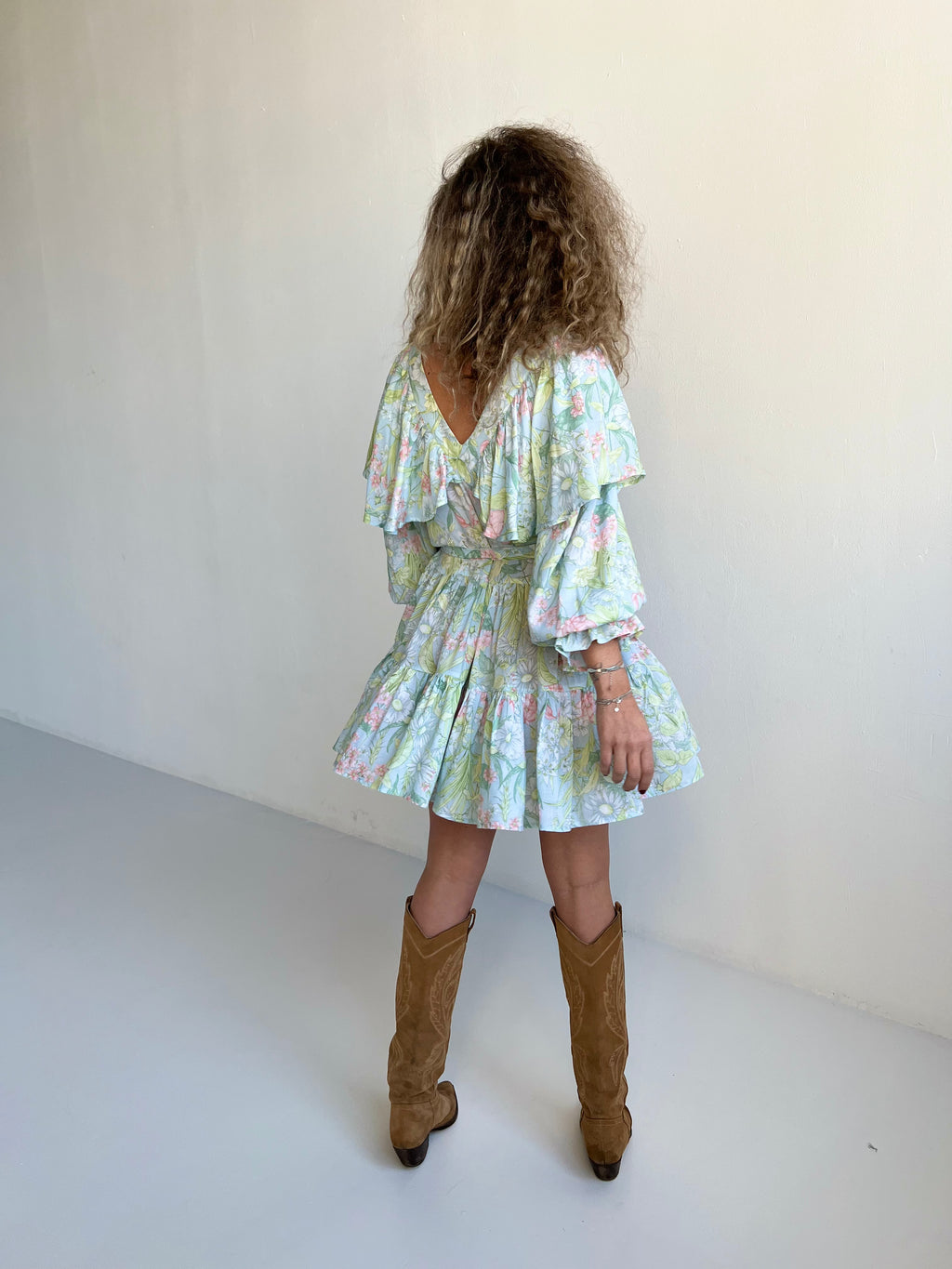 Pastel Spring Mini Dress