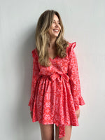 Red Pinkish Mini Dress